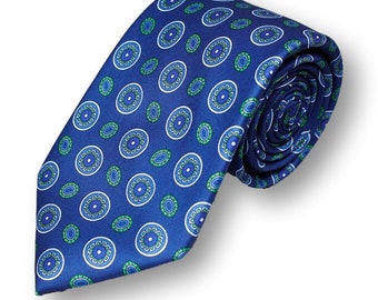 BILLY Men&#39;s Floral Print Necktie, Skinny Necktie, Wedding Tie, Groom Tie, Tie for Men, Necktie for Man, Men Fashion Necktie, Neckwear Tie