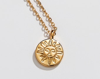 Sun Pendant Necklace