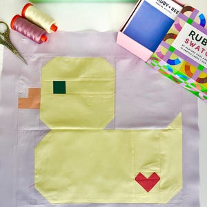 Rubber Duck Quilt Block- PDF Download