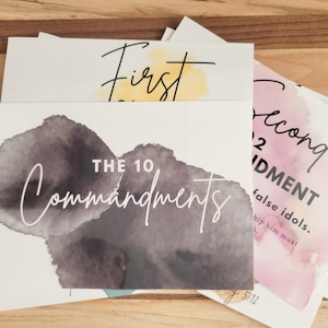 10 Commandment Flashcards