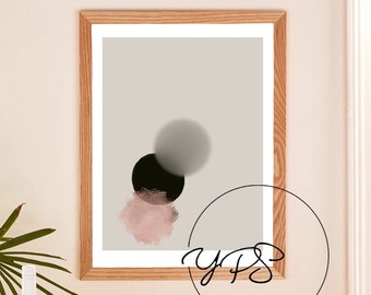 Circle Printable Art Digital Download Abstract Printable - Etsy