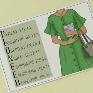 JW Geschenkideen Sofortige Grußkarten Tags für Schwestern Freunde Mutter Tochter Frau Frauen JW printable regelmäßige Pionier Schultreffen 2024