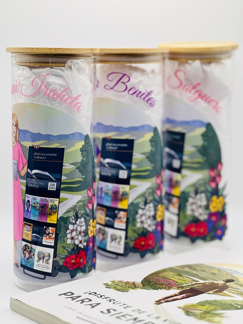 Regalo Personalizado Testigo de Jehová, Vaso Escuela de Precursor 2024, Ideas para Precursoras Regulares Auxiliares Bautismo, JW Tumblers US imagen 7
