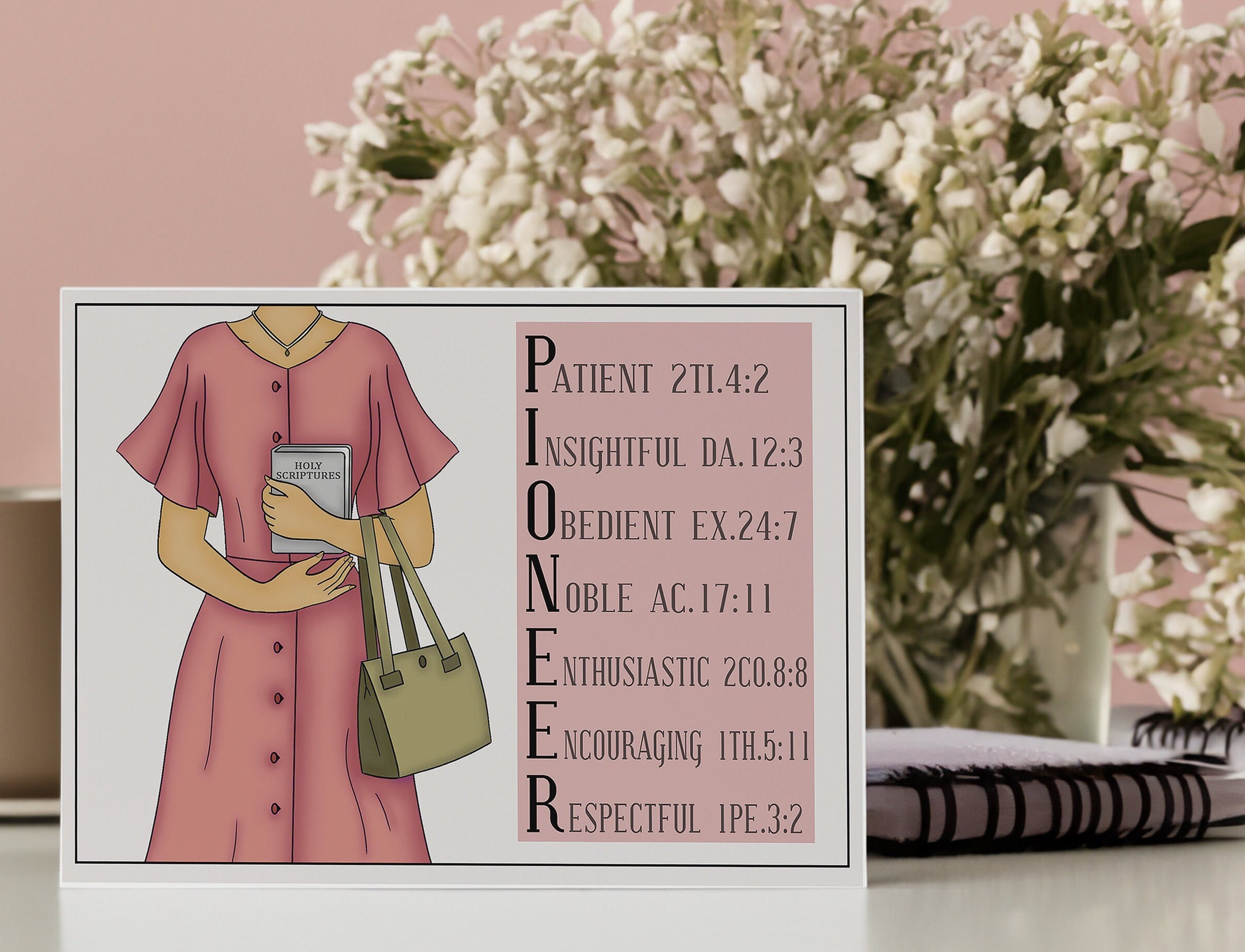 Pioneer School Gift Card JW Printable Gifts 2023 Instant - Etsy