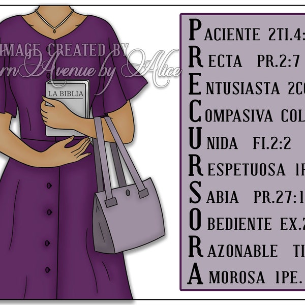 Escuela de Precursor 2024 Digitale JW-kaart Precursoras regulares Testigo de Jehova Tarjeta regalo voorloper JW clip art Esty usa voorloper