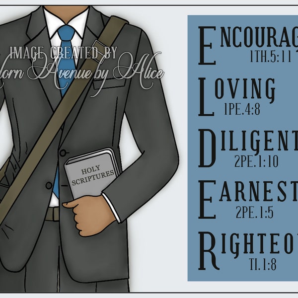 JW Gifts ideas for Men Jehovah's Witness Elders Brothers, elder meeting 2024, Greeting Card Digital Instant Download, English, Gifts for him