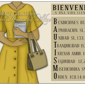 Tarjeta de Bautismo Testigo de Jehová, Regalo para Hermana, Dedicación en Asamblea 2024, JW Bautizo, download instant JW clip art español