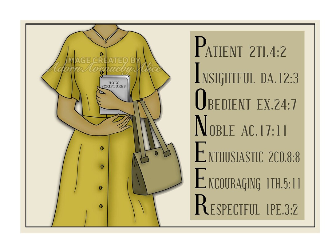 JW Card for Pioneers, Pioneer School 2024, Gifts Ideas for Sisters
