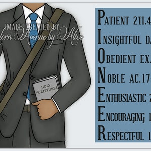 Idee regalo JW per i fratelli Pioneer Men Scuola di pionieri regolari, riunione dei pionieri 2024 idee regalo per lui, download digitale istantaneo clip art jw