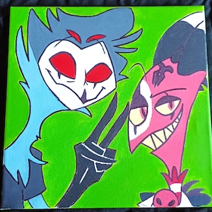 Stolas and Blitz Painting