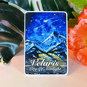 Velaris, City of Starlight Sticker | Acotar | Acotar sticker | Velaris sticker | Booktok | Acotar merch| Night Court | Bookish |Bookish gift