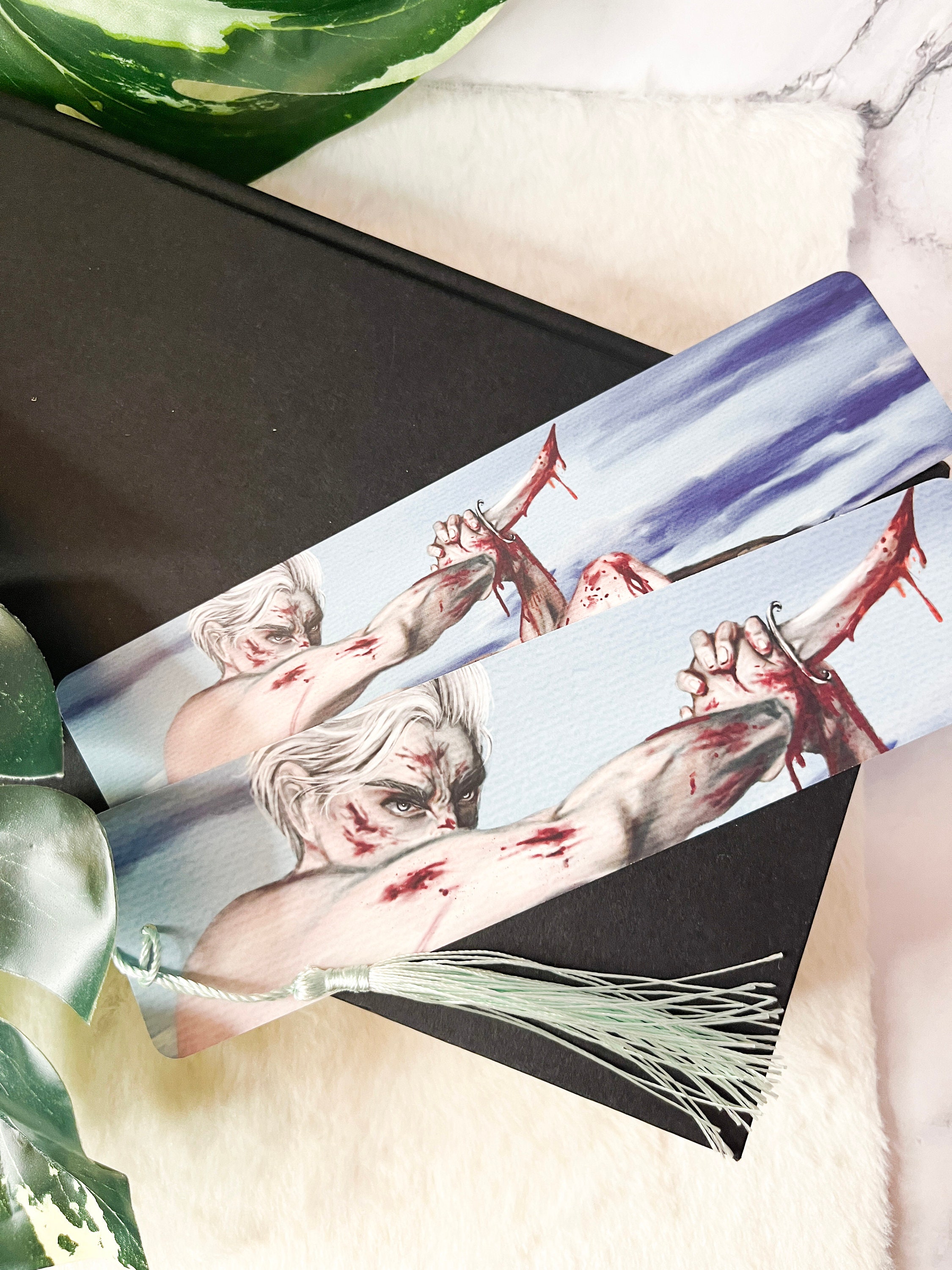 Fallen Angel Draco Bookmark | Dramione Bookmark | Dramione Merch ...