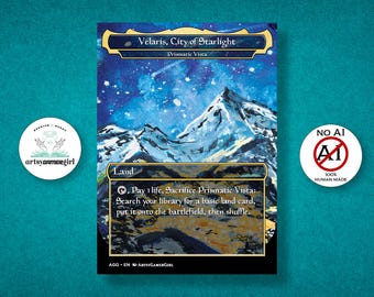Limited Edition ACOTAR Series MTG Trading Card - Food & Spirit Token -  Rainbow Foil (gold Edged) - Etsy