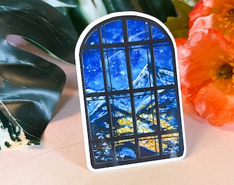 Velaris City of Starlight  Window CLEAR Sticker | Acotar | Vinyl Sticker | Bookish | Book lover | Booktok| Acotar sticker | Night Court