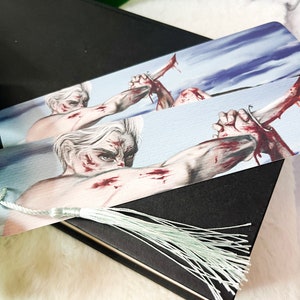 Fallen Angel Draco Bookmark | Dramione Bookmark | dramione merch | Wizard bookmark | Romance bookmark | Fanfiction