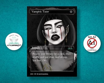 Vampiric Tudor Proxy | proxy | Original art | Trading Card | Proxy | Original artwork proxy
