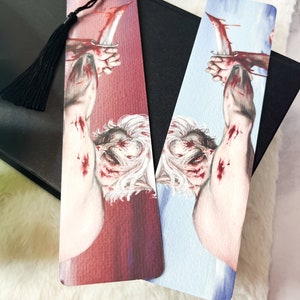Fallen Angel Astarion Double-sided bookmark | Astarion | BG3 Bookmark | BG3 merch | Astarion Bookish Merch | Bookmark