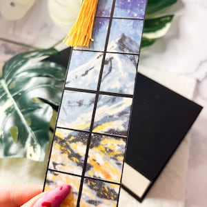 Velaris Fenster Doppelseitiges Lesezeichen | Gouachemalerei | Acotar | Bücherwurm Lesezeichen | acotar Lesezeichen | acotar merch | Nachtgericht Lesezeichen