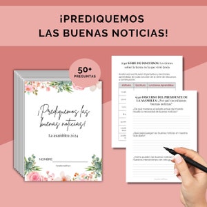 Prediquemos Las Buenas Noticias, Libro de Trabajo La Asamblea 2024, 72 páginas de Hojas de Trabajo Imprimibles para los Testigos de Jehová