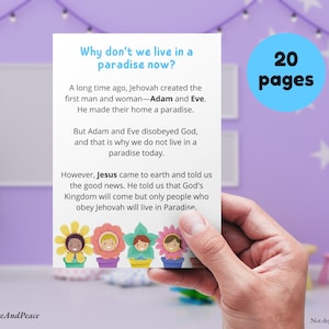 JW Kids FAQ Mini Lessons | Jehovah Witness Printable Explanations for Frequently Asked Questions w/ Questions | Teach Children About Bible