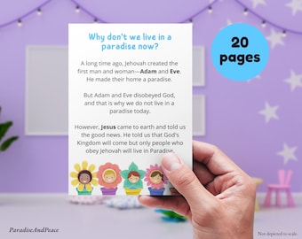 JW Kids FAQ Mini Lessons | Jehovah Witness Printable Explanations for Frequently Asked Questions w/ Questions | Teach Children About Bible