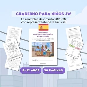 ENGLISH JW asamblea de circuito 2025-26 con Superintendente, Tienen que adorarlo con espíritu y con verdad, Imprimibles Testigos de Jehová