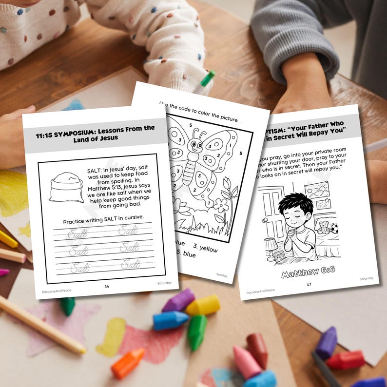 JW Kids Eternal Happiness Workbook (2026 Convention), Ages 5-12 (Digital Download) image 12