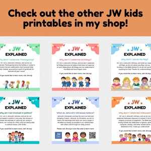 JW Kids Ages 6-13 Exercise Patience 77 Page Activity Workbook 2023 Convention Printable Worksheets Education for Jehovah's Witness image 9