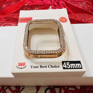 Rhinestones Face Cover for Apple Watch 45mm