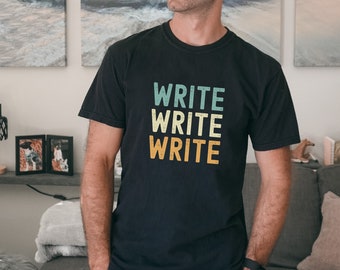 Schriftsteller Crewneck Shirt, Geschenk für Schriftsteller, Autor Shirt, Schriftsteller Geschenk, Buchliebhaber T-Shirt, Geschenk für Englischlehrer, Journalist, Schriftsteller oder Dichter