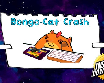 Crash Bandicoot Bongo Cat Virtual Cam para Twitch, Youtube, Discord, Facebook Vitual Camara