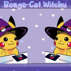 Witchu Cat Virtual Cam para Twitch, Youtube, Discord, Facebook Vitual Camara
