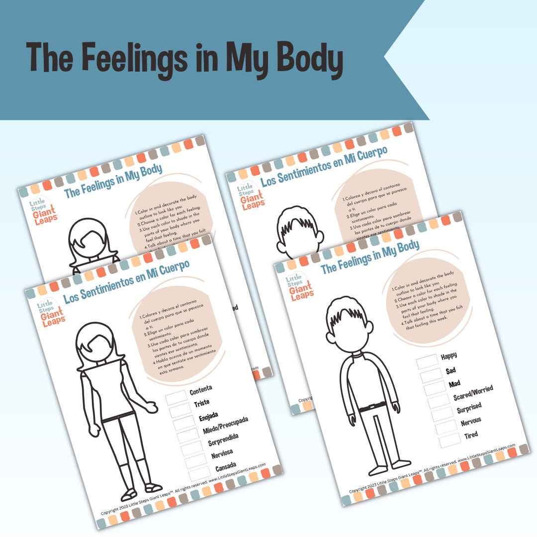 The Feelings in My Body - Etsy