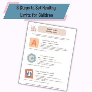 Connected Boundaries: A Simple 3-Step Guide to Setting Healthy Limits With Kids