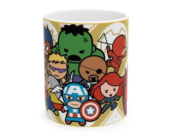 Taza de cerámica de superhéroe verde y rojo, héroe lanzatelarañas, regalo para fanáticos de los cómics, bebida de novela gráfica retro, taza de café geek