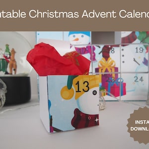 DIY Snowman Advent Calendar: 25 Days of Christmas Jokes (PDF)