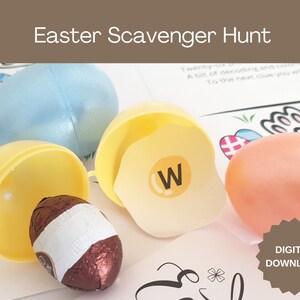 Easter Scavenger Hunt. Kids Escape Room. Easter Scavenger Hunt. Easter Escape Room. Easter Party Games. DIY Kids Escape Room Printable.