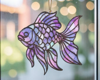 海岸の生き物をモチーフにしたサンキャッチャーSVGバンドル、レーザーカット用テンプレート（デジタルダウンロード）