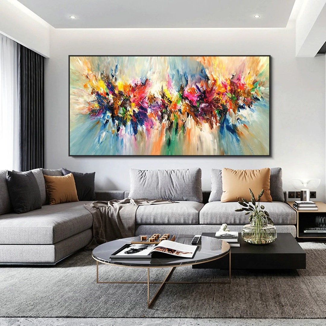 Oil Paintings On Canvas Wall Art Hand Painted Abstract Couple Painting – CP Canvas  Painting Online