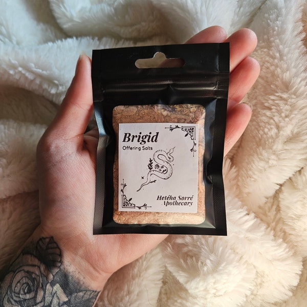 Brigid Offering Salt | Hetéha Sorré Apothecary | Goddess Collection