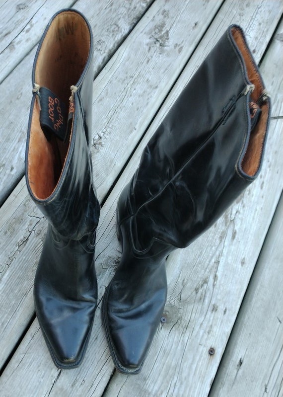 1950s Goding Cowboy Boots Western Leather Vintage… - image 7