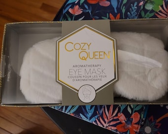 NEW - Queen Aromatherapy Eye Mask - WHITE