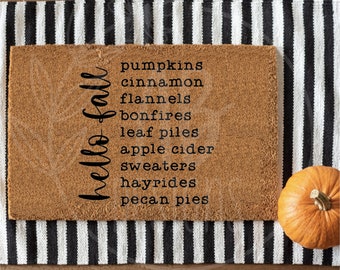 Hello Fall Doormat