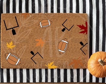 Fall Football Doormat