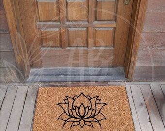 Lotus Custom Doormat