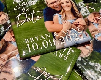 Custom Photo Magnets | 2x2 Glossy Square Picture Keepsake Set