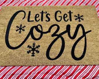 Let's Get Cozy Doormat