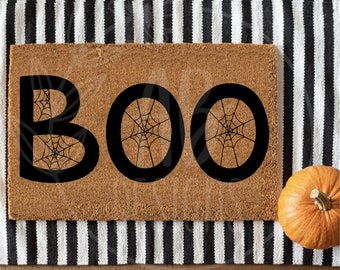 Boo Halloween Doormat
