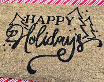 Happy Holidays Doormat