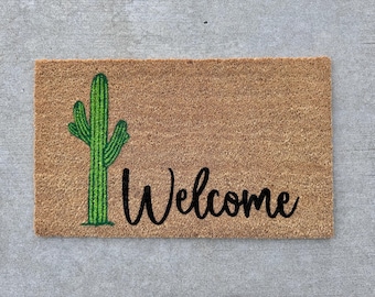 Cactus Welcome Doormat